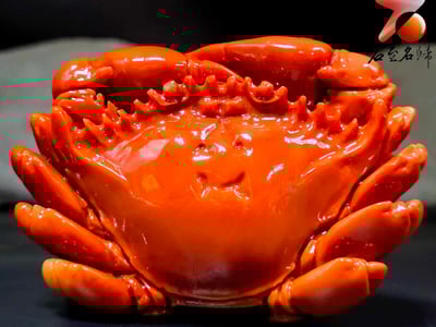 老撾石手工精雕 張國民老師作品【四通八達，八方來財】7