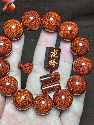 印度小葉紫檀18mm×13顆 【龍吟】3