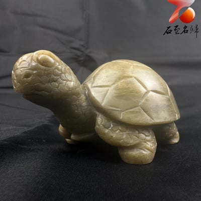 江西芙蓉石純手工雕烏龜 【碧祥（必祥）龜】張志方老師作品4
