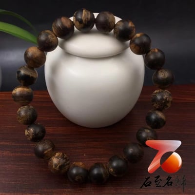 女神款 達拉干沉水沉香手串8mm×22顆 重量8.4克7