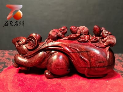 印度小葉紫檀【五鼠聚財】2