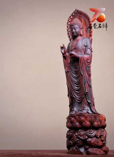 印度小葉紫檀名家作品【釋迦牟尼佛】2