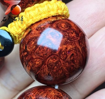 印度小葉紫檀老料 整顆瘤疤精品限量五串7