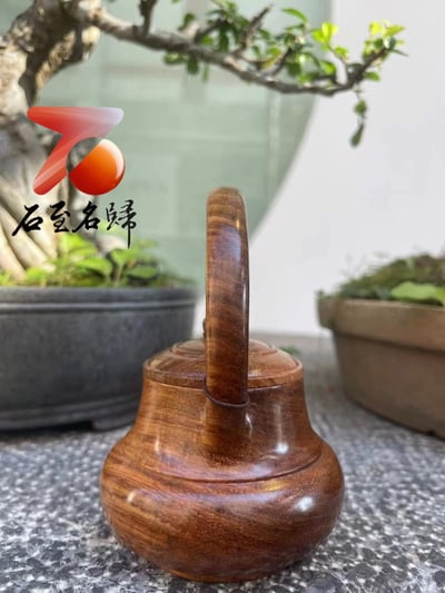 海南黃花梨老油梨 獨款雅器【提梁壺】4