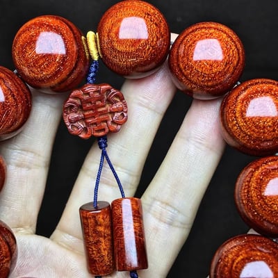 印度小葉紫檀20mm龍麟【大豐收】2