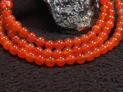 高端冰紅女神款 臻品雲南保山冰紅長鏈6mm手珠3