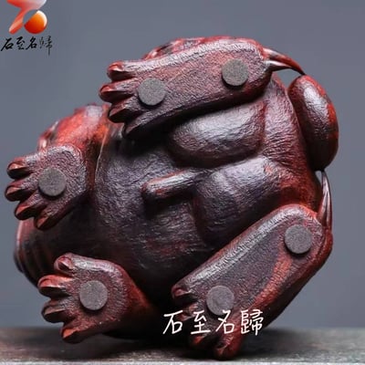 印度小葉紫檀【飛天貔貅】高14.5公分7