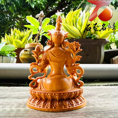 台灣現貨 實體店鋪 雲南黃金檀【綠度母】（綠多羅菩薩）2