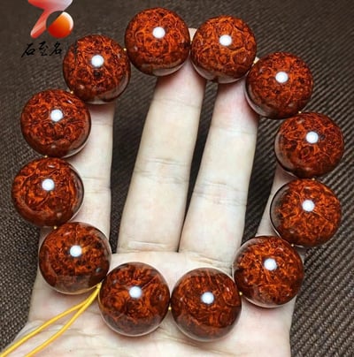 印度小葉紫檀 超爆滿瘤疤20mm手珠 【神器】6