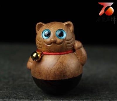 正宗阿根廷綠檀【招財不倒貓】7