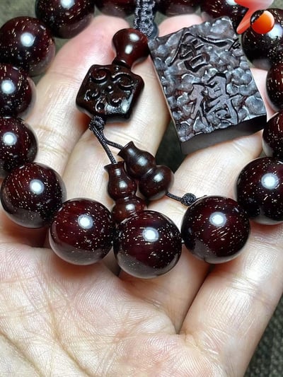 印度小葉紫檀老料15mm滿金星精選【舍得之道，鎏金典藏】5