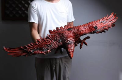 印度小葉紫檀高油密老料【神鵰-大展宏圖】4