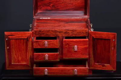 印度小葉紫檀手工製作【官皮箱】2