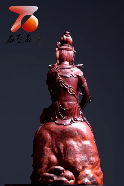 印度小葉紫檀製【沉思觀音】2