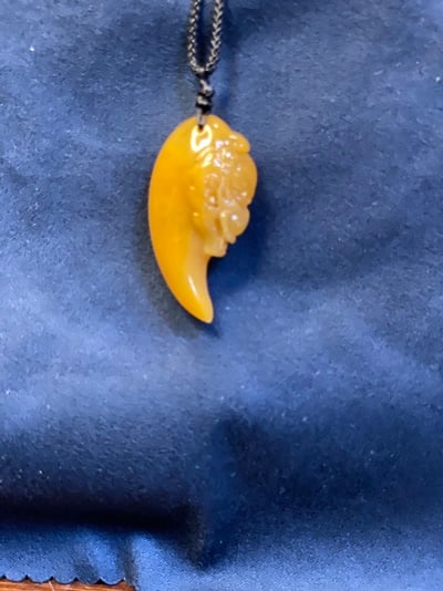 寮國北部石項鍊【月牙獅】1