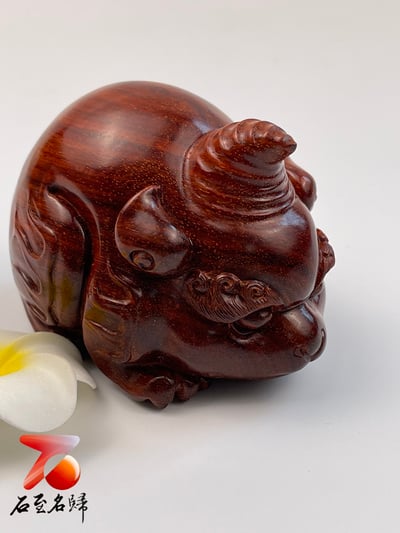 印度小葉紫檀高油密二膘料. 湘工精製【獨角獸】3