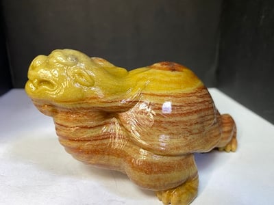 壽山老岭石【龍龜】1