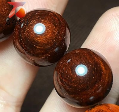 印度小葉紫檀15mm陰陽珠【聖藝】8