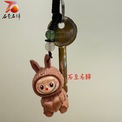 萌力滿分 · 隨身陪伴 【拉布布原木彩繪吊飾】包包掛飾8