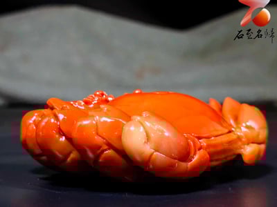 老撾石手工精雕 張國民老師作品【四通八達，八方來財】3