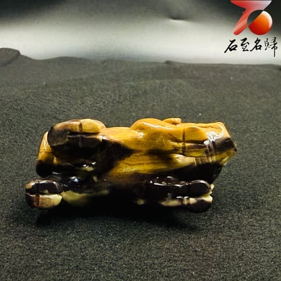 壽山善伯石巧雕【金衣納福・富貴福豬】6