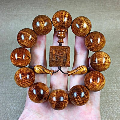 海南黃花梨手珠20mm(附鑑定書)1