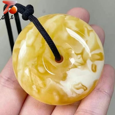 精品花蠟 【平安扣】3