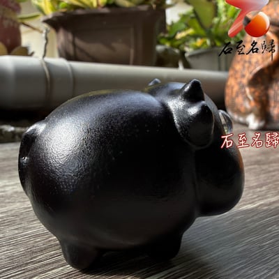 印尼黑檀木【黑糖牛寶】長約6.5公分4