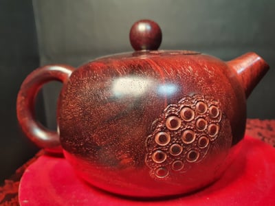 印度小葉紫檀【西施壺-蝶戀花】2