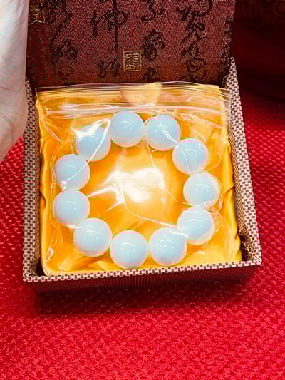 純天然 【硨磲圓珠手珠20mm】8