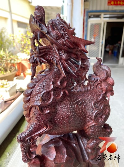 印度小葉紫檀高油密製【瑞獸麒麟】14