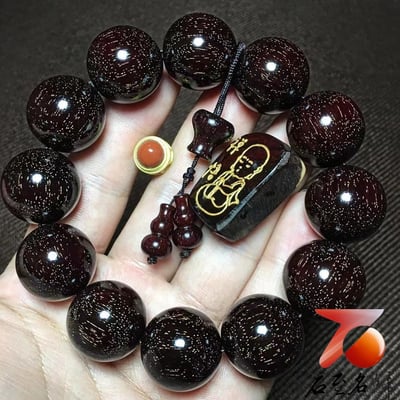 印度小葉紫檀20mm×12顆 爆滿金星【禪悟】1