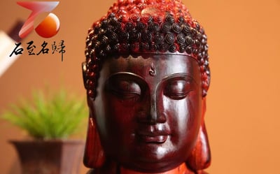 印度小葉紫檀拆房老料製 覺悟和智慧 成就無量功德【佛首】5