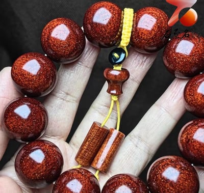 印度小葉紫檀老料20mm×12顆 龍鱗爆星4