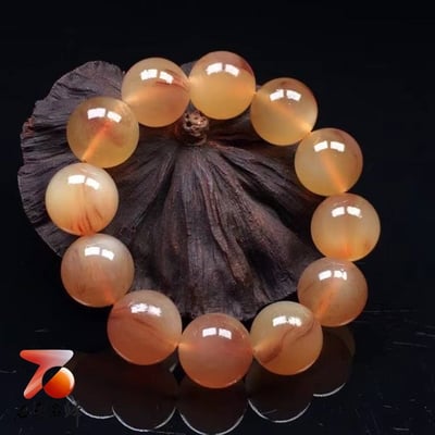 正宗純天然羊角 西藏羊角12mmx15顆 20mmx12顆圓珠手串冰種全透黃料帶血 附保養橄欖油與收藏禮盒16