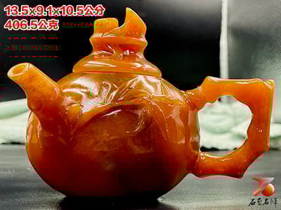 正宗青海凍石 手工雕刻 【竹-節節高升】附精美收藏禮盒4