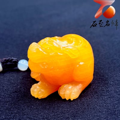印尼金水凍【金珀凝瑞・抱福守財】4