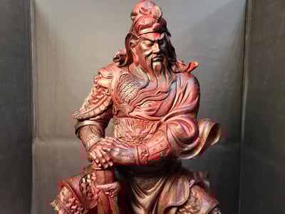 印度小葉紫檀【關聖帝君-關羽全品】5