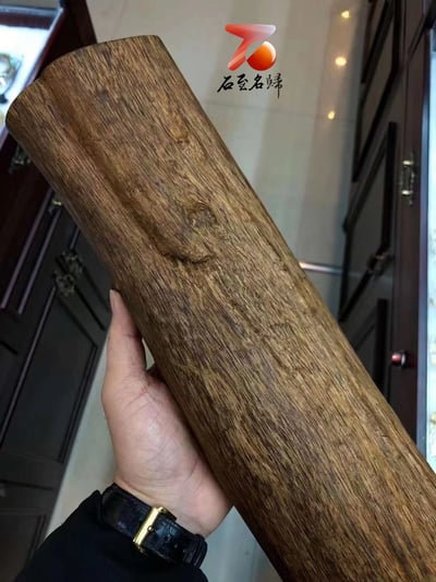 純天然達拉干沉香 黑油圓棍料4