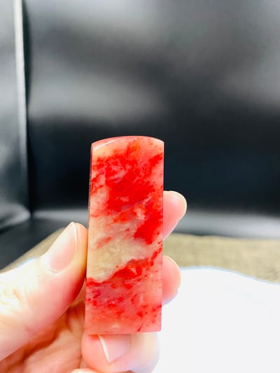 巴林大紅袍雞血印章3