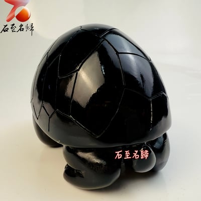丹東石純手工雕烏龜 【玄甲守護君】張國民老師作品7