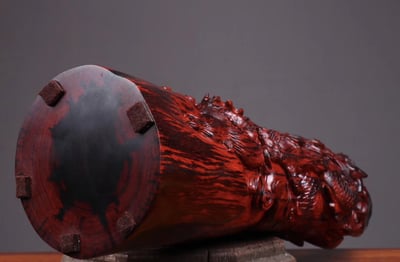 印度小葉紫檀高品質案擺【龍行天下】8