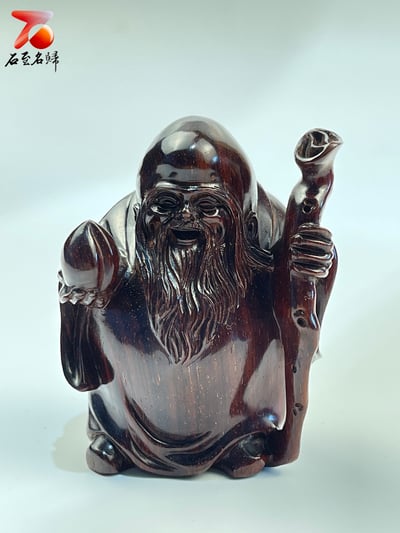 印度小葉紫檀高油密二膘材質 【福祿壽】12