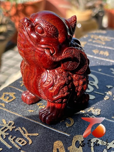 印度小葉紫檀高油密二膘材質 湘工手作【金蟾】2