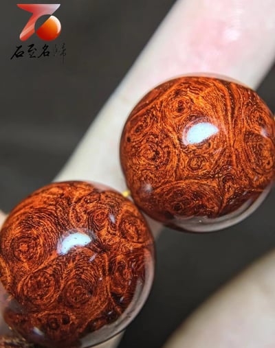 超漂亮印度小葉紫檀20mm泥料爆滿瘤疤【富甲天下】7