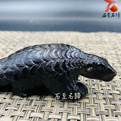 一甲護身，破土開運 真牛角製【穿山甲】王逸文老師純手工雕刻5