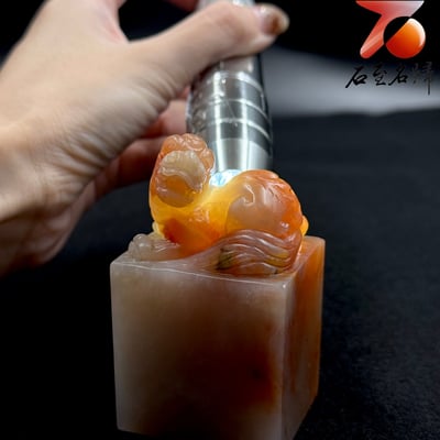 頂級老撾石芙蓉體印章【上古瑞獸】8