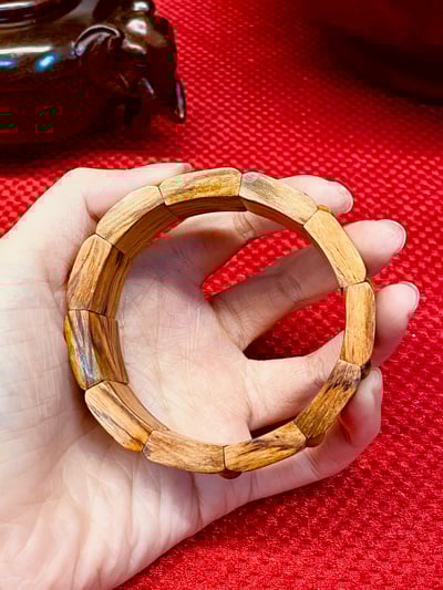 海南黃花梨手排 極品佛珠手串2