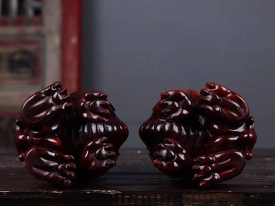 印度小葉紫檀【望天吼一對】4