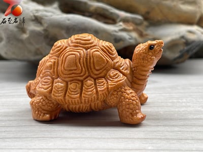 崖柏木雕件【長壽龜】1